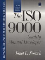 The ISO 9000 Quality Manual Developer 0132154773 Book Cover