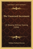 The unearned increment 1014986303 Book Cover