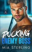 Pucking my Enemy Boss: A Christmas Hockey Pregnancy Romance (Ice Kings of Chicago) B0DPJ81HJ7 Book Cover