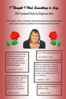 I Thought I Had Something to Say 1312806737 Book Cover