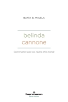 Belinda Cannone: Conversation avec soi, l'autre et le monde B0BY84T77X Book Cover