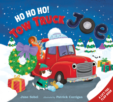 Ho Ho Ho! Tow Truck Joe Lift-The-Flap Board Book 0063296152 Book Cover