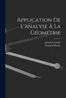 Application De L'analyse À La Géométrie 2329282036 Book Cover