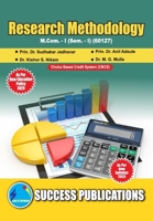 Research Methodology, First Year, M.Com, Sem-I-English 8119180402 Book Cover