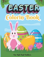 Easter Coloring Book For Kids And Toddlers: A Coloring Activity For children preschool Boys And Girls Ages 4-8, Beautiful Easter Animals Coloring Page B092KZWH5P Book Cover