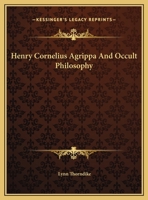 Henry Cornelius Agrippa And Occult Philosophy 1425373615 Book Cover