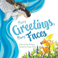 Many Greetings, Many Faces 1645384055 Book Cover