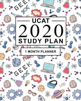 UCAT Study Plan: 1 Month Planner for UCAT preparation. Ideal for tracking progress, creating daily study schedule and Organising UCAT practice - Large (8 x 10 inches) 1676198725 Book Cover