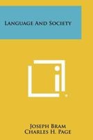 Language And Society 1258448262 Book Cover