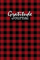 Gratitude Journal: (Red Buffalo Check 6x9) 1983515108 Book Cover