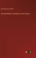 General Butler's Campaign on the Hudson 135685348X Book Cover