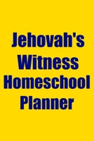 Jehovah's Witness Homeschool Planner: Homeschool Planning for up to 5 Kids; Weekly Homeschool Planning 1656744376 Book Cover