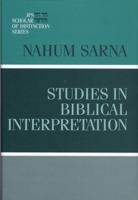 Studies in Biblical Interpretation: JPS Scholars of Distinction Series 0827606893 Book Cover
