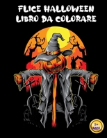 happy halloween - libro da colorare: Felice Halloween Libro Da Colorare Per bambini - 50 Fantastici disegni da colorare per Bambini dai 5 Anni in su - 21.59 x 27.94 cm - 101 Pagine (Italian Edition) B08JVKGQFH Book Cover