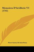 Ma(c)Moires D'Artillerie (A0/00d.1697) 2012586570 Book Cover