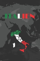 Italien: Dein pers�nliches Reisetagebuch f�rs Notieren und Sammeln deiner sch�nsten Erlebnisse in Italien - Geschenkidee f�r Abenteurer und alle Italien Fans - 120 fein linierte Seiten - 6x9 Zoll 1087425999 Book Cover