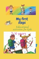 My first steps: Educational activities for kids B09K1TY8BD Book Cover