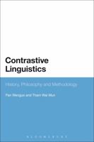 Contrastive Linguistics: History, Philosophy and Methodology 0567507270 Book Cover