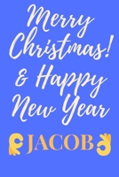 Merry Christmas & Happy New Year JACOB: This Is An Inspiring Gift For Kids And Adults To Start Drawing or Design To Unleash Creativity. - 120 Pages of Fun Templates 6 x 9 - 1678324213 Book Cover