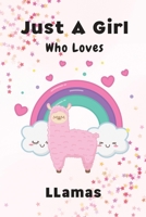 Just A Girl Who Loves Llamas: Lined Notebook, Journal, Organizer, Diary, Composition Notebook, Gifts Presents for Llama Lovers 1713416484 Book Cover
