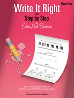 Write It Right - Book 1: Written Lessons Designed to Correlate Exactly with Edna Mae Burnam's Step by Step/Early Elementary 1423405382 Book Cover