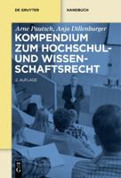 Kompendium zum Hochschul- und Wissenschaftsrecht 3110579693 Book Cover