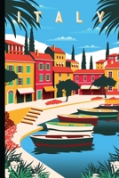 Italy: Travel Journal, Notebook, Diary | Vintage Postcard Style | 110 Ruled Pages for Italian Adventures 1695705602 Book Cover