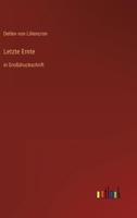 Letzte Ernte 374372894X Book Cover