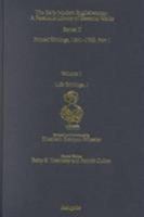 Life Writings I: Printed Writings 1641-1700: Series II, Part One, Volume 1 0754602087 Book Cover