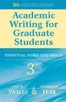 Academic Writing for Graduate Students: Essential Tasks and Skills 0472088564 Book Cover