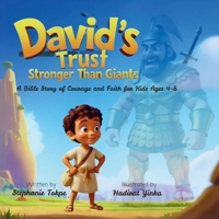 David's Trust - Stronger Than Giants: Bible Story of Courage and Faith for Kids Ages 4-8 B0FQCJVHTJ Book Cover