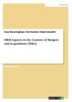 HRM Aspects in the Context of Mergers and Acquisitions 3656454159 Book Cover