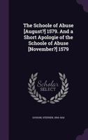 School of Abuse (Students' Facsimile) 1849020817 Book Cover