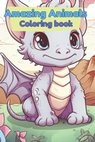 Amazing Animals: Kids Coloring Book B0CDNGN9HJ Book Cover