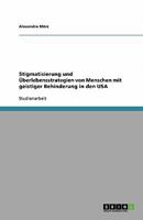 Stigmatisierung und ?berlebensstrategien von Menschen mit geistiger Behinderung in den USA 3640282493 Book Cover