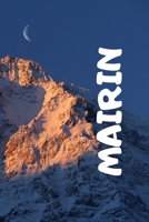 MAIRIN: notebook with name,squared 120-sheet exercise book, size 6x9 , personalized gift 1660226104 Book Cover