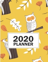 2020 Planner: 8.5x11Orange Citrus Fruit Slices 2020 Planner Yearly Agenda (1 January - 31 December 2020 ) 1710170093 Book Cover