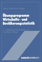 Ubungsprogramm Wirtschafts- Und Bevolkerungsstatistik 3409270620 Book Cover
