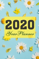 2020 Year Planner: 2020 year planner: 2020 Planner Weekly And Monthly: Cute flower cover design for planning the year 2020 | January 2020 through December 2020 | valentine gifts for friends and family 1655946943 Book Cover