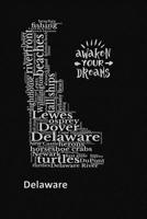 Bucket List For Couples: Our Adventure and Travel Journal - Delaware Themed Cover 1076866050 Book Cover