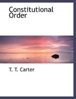 Constitutional Order 1140512951 Book Cover
