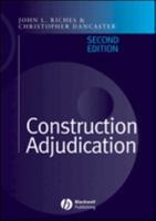 Construction Adjudication 1405106352 Book Cover