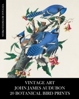 Vintage Art: John James Audubon: 20 Botanical Bird Prints 1006646477 Book Cover