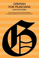 German for Musicians 025321260X Book Cover