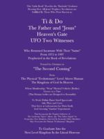 Ti & Do Father & Jesus Heaven's Gate UFO Two Witnesses 152465762X Book Cover