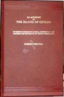 Account of the Island of Ceylon 3861954605 Book Cover