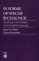 In Forme of Speche is Chaunge 0819139041 Book Cover