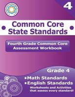 Fourth Grade Common Core Assessment Workbook: Common Core State Standards 1495910474 Book Cover