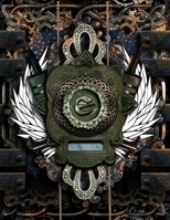 E: Tattoo Artist Design Pad - Monogrammed Practice Workbook for Tattoo Students - Gift for Amateur & Professional Tattoo Artists 1673275966 Book Cover