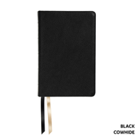 NASB Handy Size, Paste-Down Black Cowhide Indexed 1636642594 Book Cover